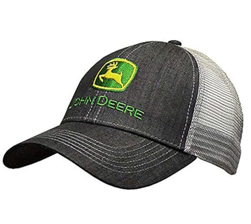 John Deere Dark Denim Style Mesh Back Hat Free Size
