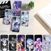 CJ48 Emilia Re Zero Ram Rem Soft Shell Transparent Phone Case for Motorola Moto G7 G8 G9 G84 G85 G73 G24 G15 Z2 Play Power Plus