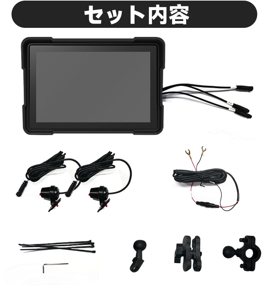 ULOPOP [Latest Motorcycle Drive Recorder] Carplay/Android Auto Compatible Motorcycle Navigation,