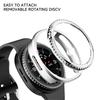 Samsung Galaxy Watch 8 classic 46mm için Kılıf Koruyucu Çerçeve Yüzüğü+Kapak Sert PC Tampon Kabuk Galaxy Watch8 classic koruyucu