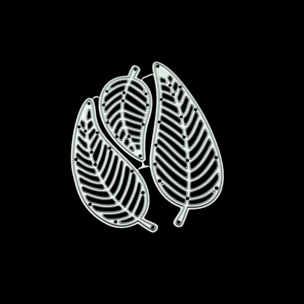 Hollow Leaves DIY Metal Cutting Dies Stencil Scrapbook Album Stamp Paper Good