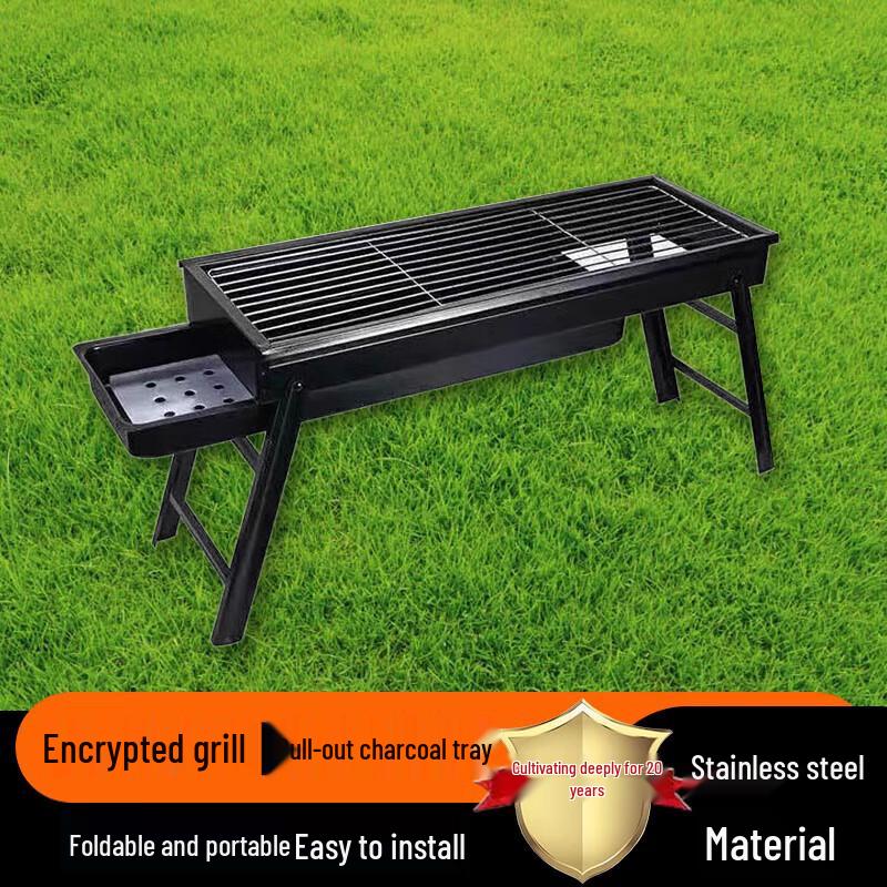 Outdoor Foldable Charcoal BBQ Grill