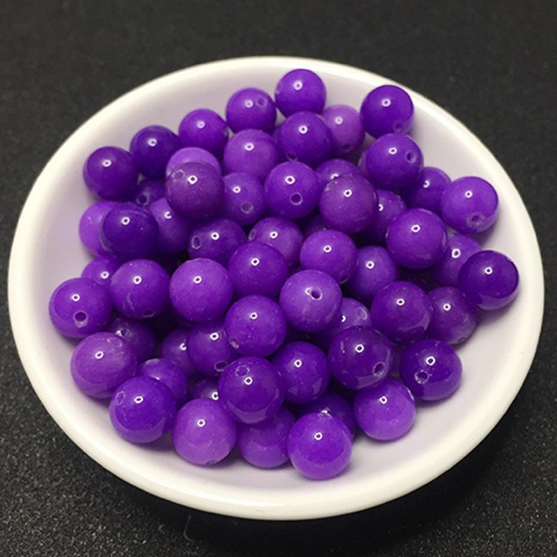 

Комплект для самостоятельного изготовления полуфабрикатов ювелирных изделий: Бусины-рассеиватели из фиолетового сугилита и халцедона 6mm round beads фиолетовый