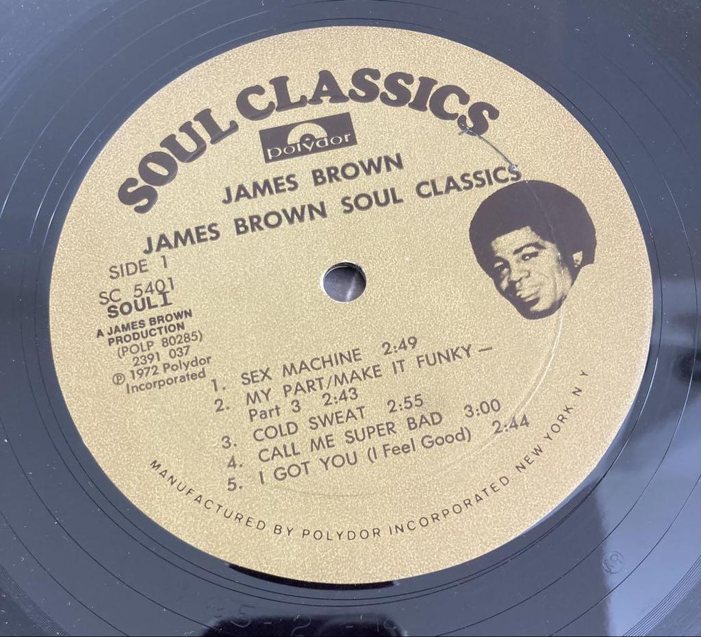 [USED] James Brown/JAMES BROWN soul/funk definitive best 2 albums