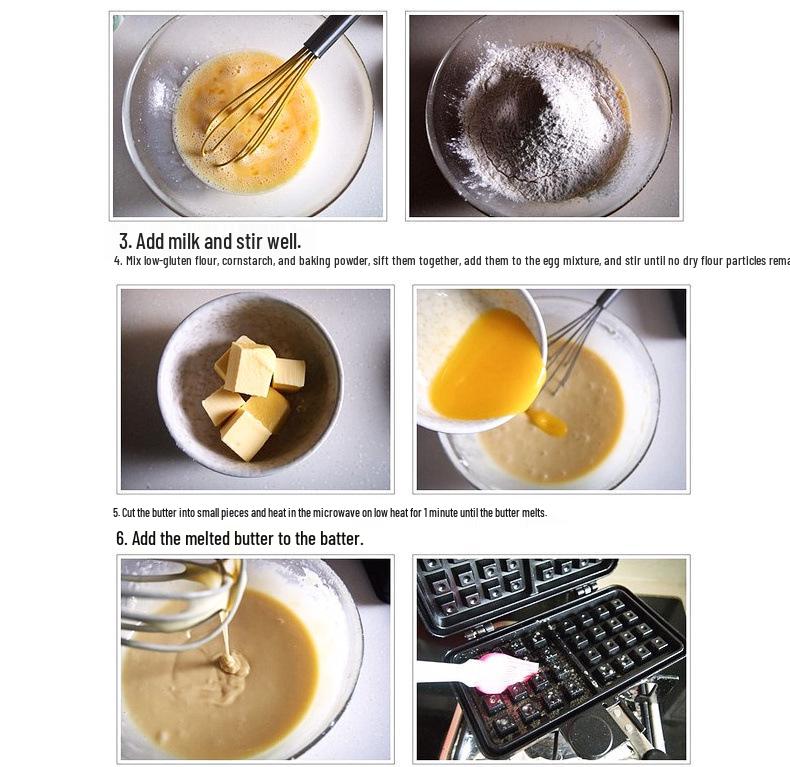 Haushalts Waffel- & Keksbackform Pfanne - DIY Küchenwerkzeug