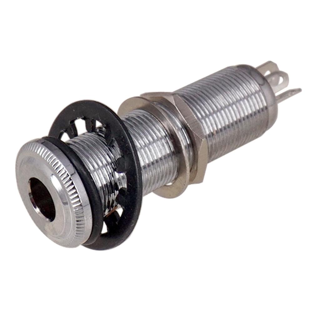 Classy-6.35Mm Brass Threaded Cylinder Bass Guitar Jack Pickup Output Input Plug Socket Electric Guitar Accessories