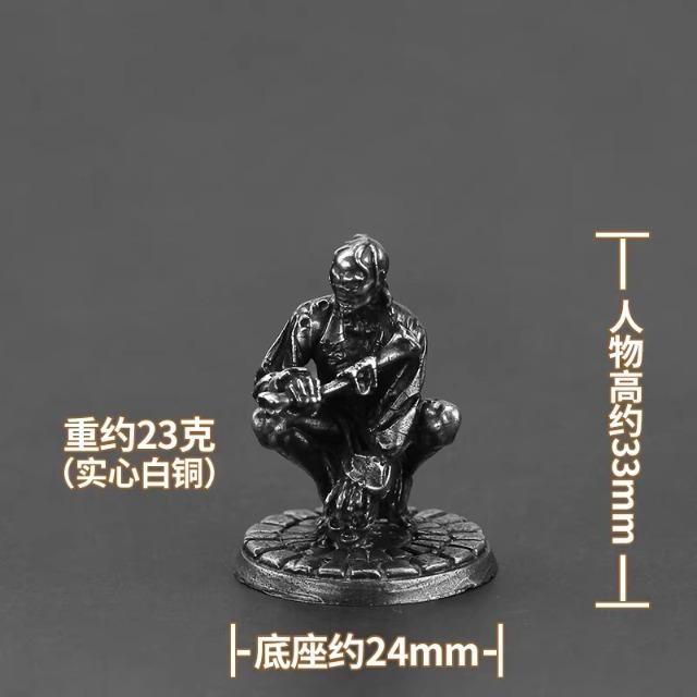 

Metal Vampire Knight Figurine Car Ornament Dashboard Decor Tabletop RPG Game Pieces Home Office Desk Decoration Gift for Men