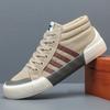 Vysoké tenisky Prodyšné plátěné boty s měkkou podrážkou jaro podzim 2024 vulkanizované boty s plochou podrážkou Pánské boty pro mládež pro volný čas