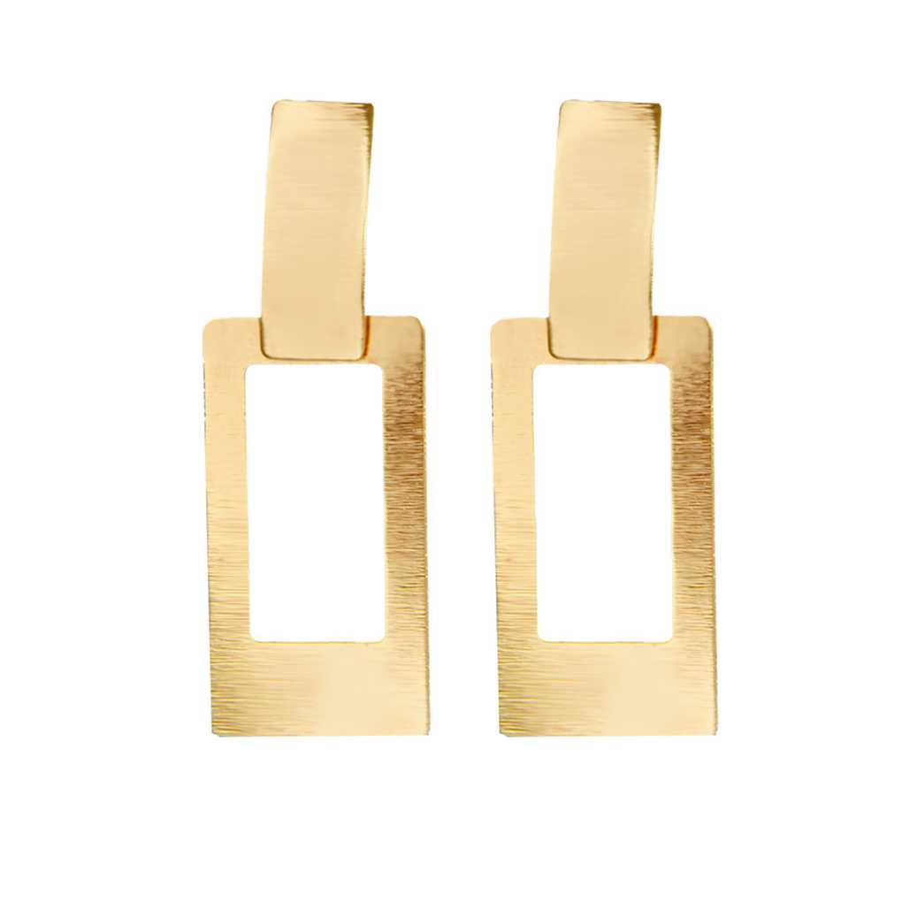 1 пара женских этнических гальванизированных геометрических серег, женские серьги из сплава, винтажные богемные серьги-капли