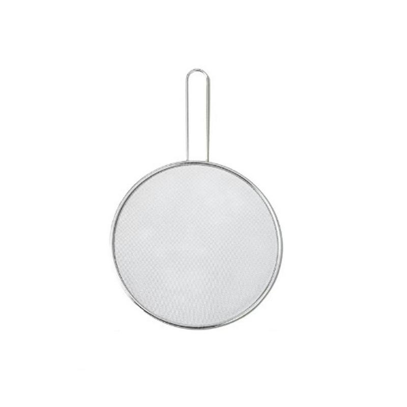 

Oil Splatters Cover With Ergonomic Grip Durable 201 Stainless Steel Meshes For Stove Top Frying And Baking