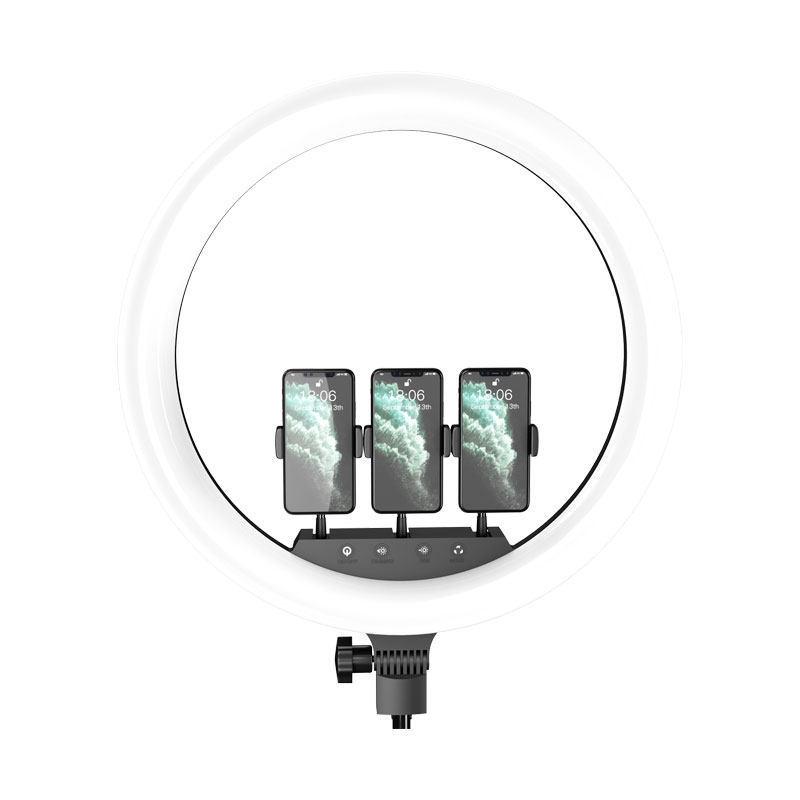 Multi-Functional Mobile Phone Tripod with Ring Light for Live Broadcasting and Selfies