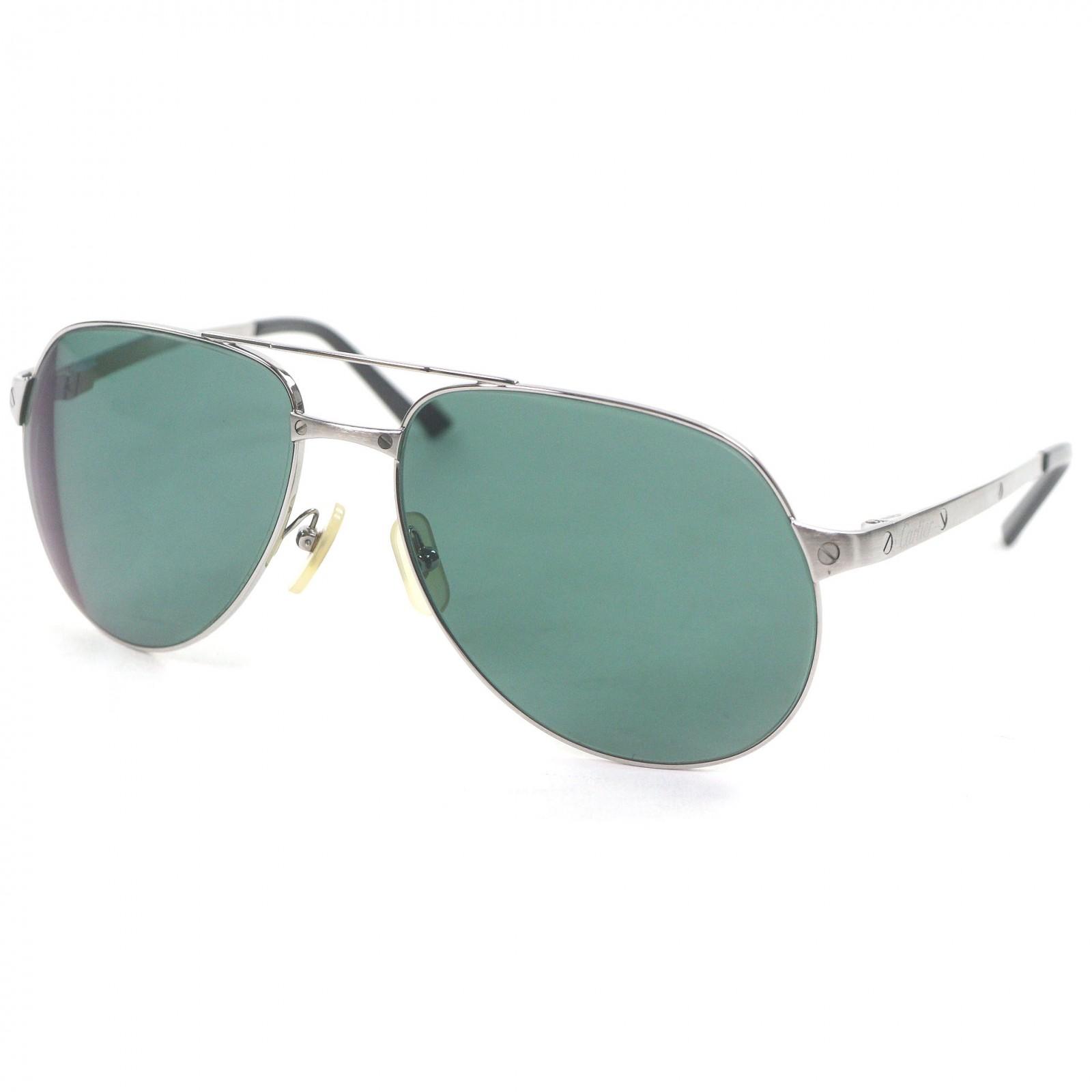 

Very Good Cartier sunglasses Santos Dumont Teardrop Silver mens Used