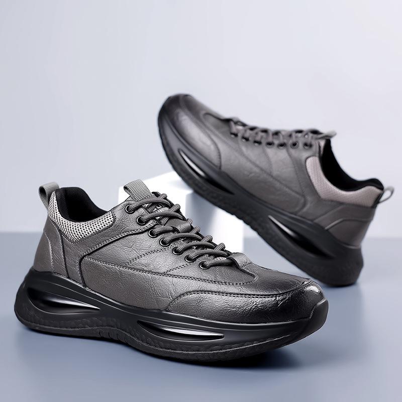 2025 Men's Spring & Autumn Trendy Casual Leather Sports Shoes