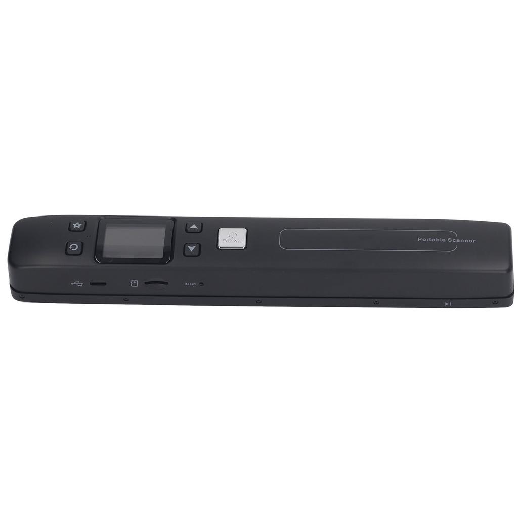 Portable Scanner Handheld HD Color Black Compact Mobile Document Scanner for Home Office