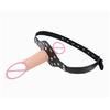 Double-Ended Mouth Gag Strapon Dildo Plug Bdsm Bondage Deep Throat Penis Harness Erotic Product Sex Toys for Couples Adult Games