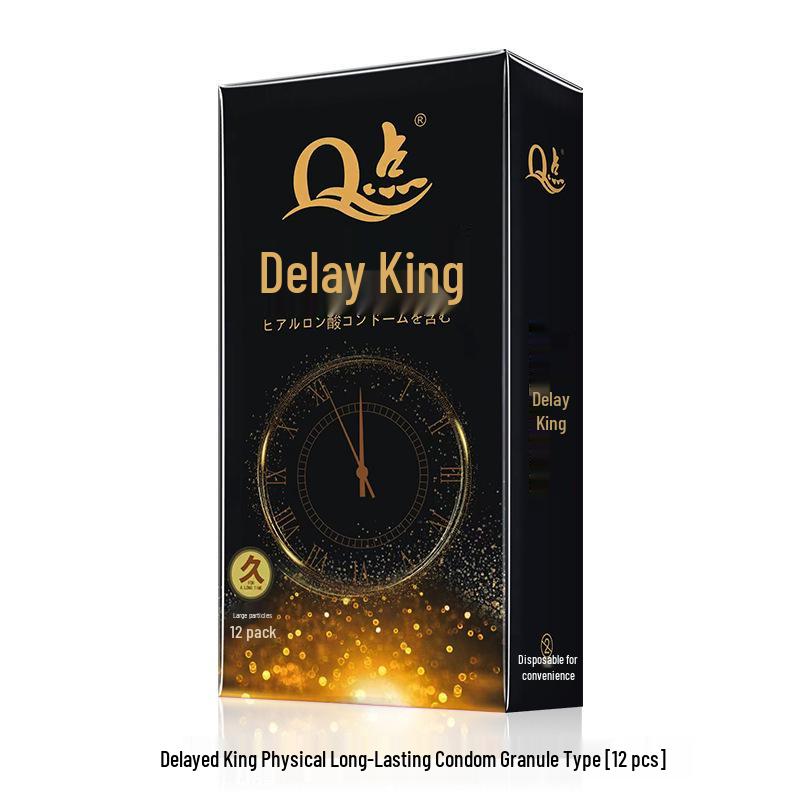 Q Point Thorn Set: Erotic Couples' Condoms with Large Particles, 2pcs/pack