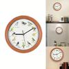 10inch Quartz Singing Bird Wall Clock with Names Songs For Home Decoration