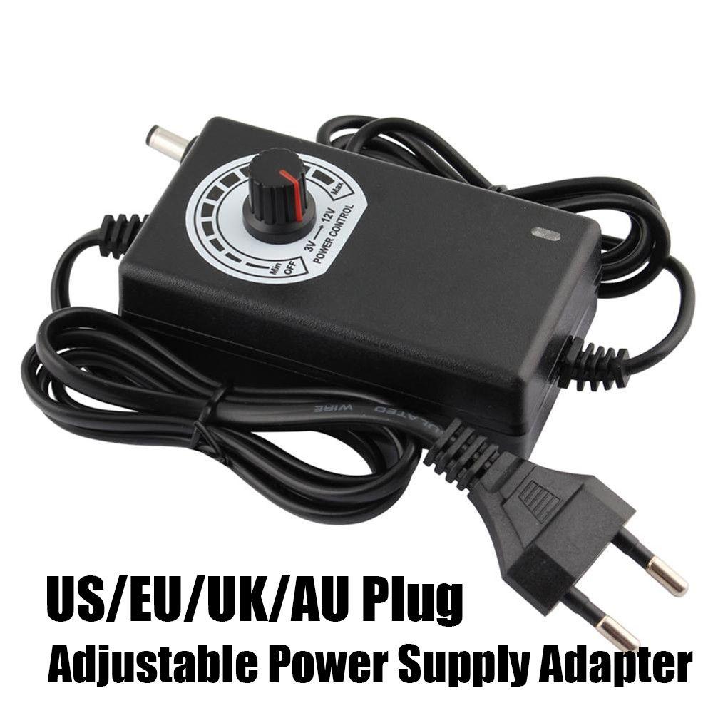 Practical AC/DC Variable Volt 3V-12V 2A Adjustable Voltage Power Supply Adapter Charger Variable
