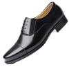 Three-joint Leather Shoes Low-top Leather Shoes Dress Leather Shoes Men's Fake Lace-up Leather Shoes Men's Three-pointed Leather Shoes Men's Shoes