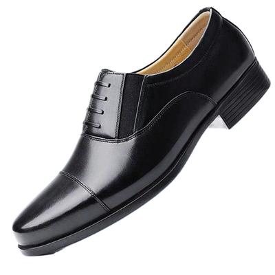 Three-joint Leather Shoes Low-top Leather Shoes Dress Leather Shoes Men's Fake Lace-up Leather Shoes Men's Three-pointed Leather Shoes Men's Shoes