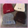 New Lettering York Knitted Hat With Windproof Warmth For Casual Gift Fashion