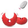 Wireless Remote Control Nipple Clamps Vibrator 10 Frequency Vibration Stimulation Silicone Adult Toy Red Pair USB Charging