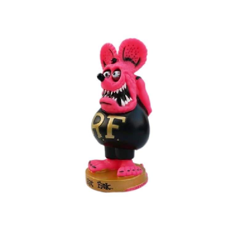 Niedliche Rat Fink PVC Sammlerfigur in auffälligen Farben mit Verpackung