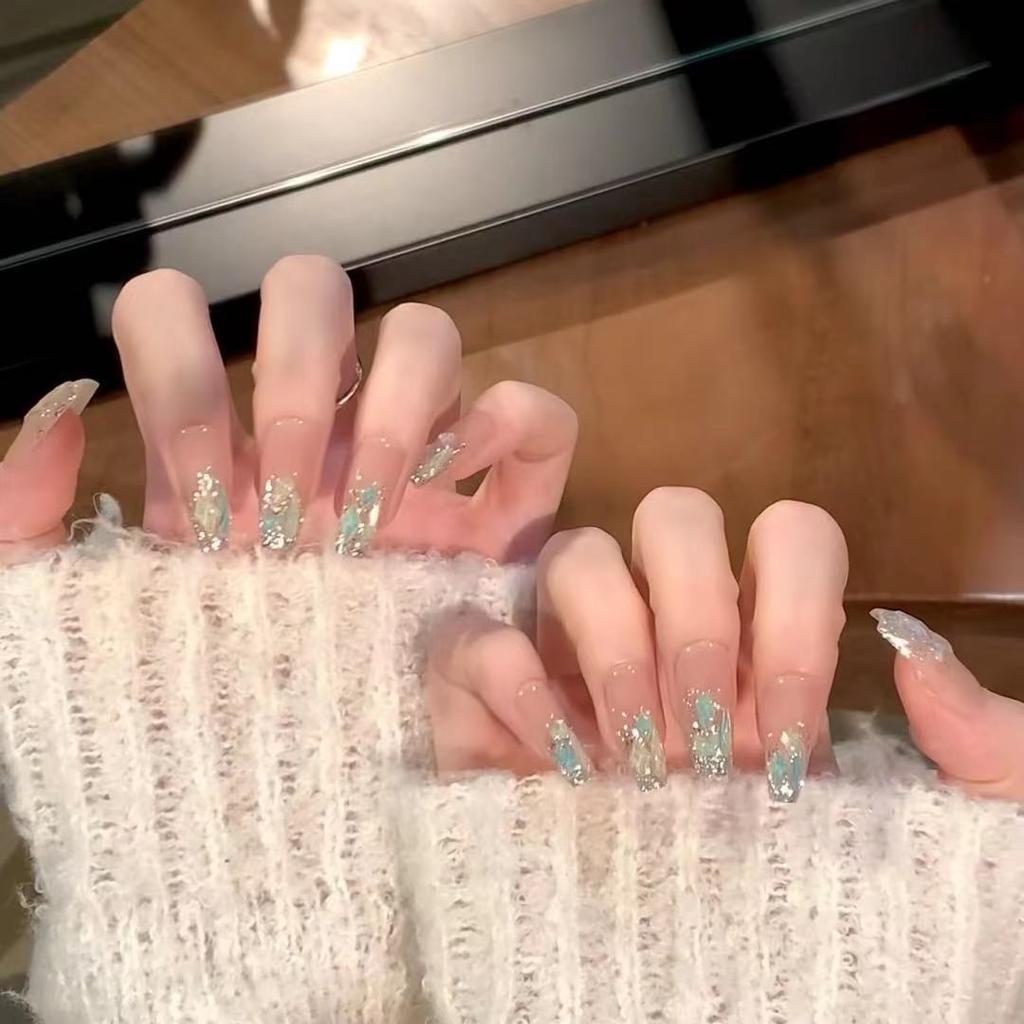 Pure Hand-made Phototherapy Wearer Aphrodisiac Purpura Finished Product Reusable Nail Art Patches