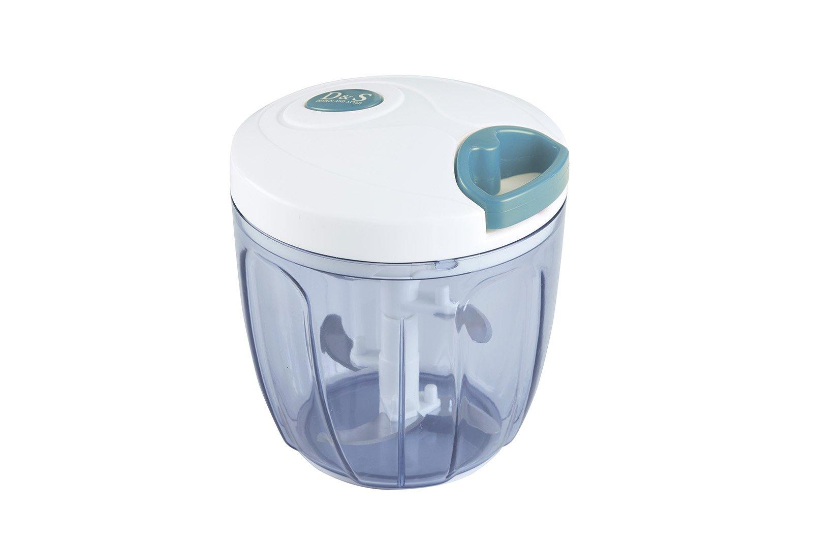 

Food Chopper with Food Manual Food 900ml D&S 5-Blade Paddle, Teal, Multi-Purpose Chopper, Cutter, (DS.6966)