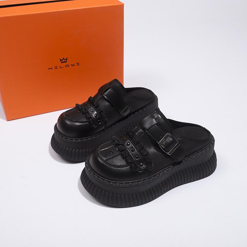 Dámské sportovní platformové sandály léto 2025: Všestranné, ležérní, duté provedení se silnou podrážkou a vnitřním zvýšením