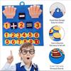 1 Pcs Kids Montessori Toys Felt Finger Numbers Math Counting Toy Early Learning Intelligence Development Toddler Teaching Aid
