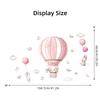 Large Wall Stickers for Kids Room Living Room Nursery Decoration Children Wall Decals Cartoon Cute Rabbit Hot Air Balloon Clouds