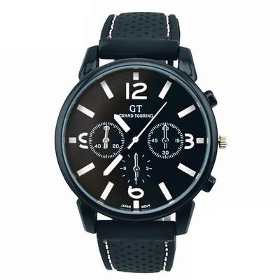 Herren Mode Edelstahl Sport Cool Quarz Stunden Armband Analog Uhr WH