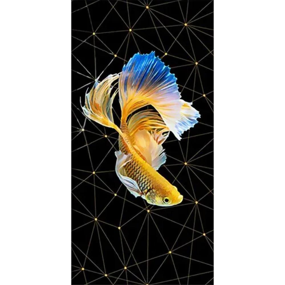Abstract Koi Canvas Painting Wall Art Fish Posters And Prints Carp Pictures For Living Room Decor