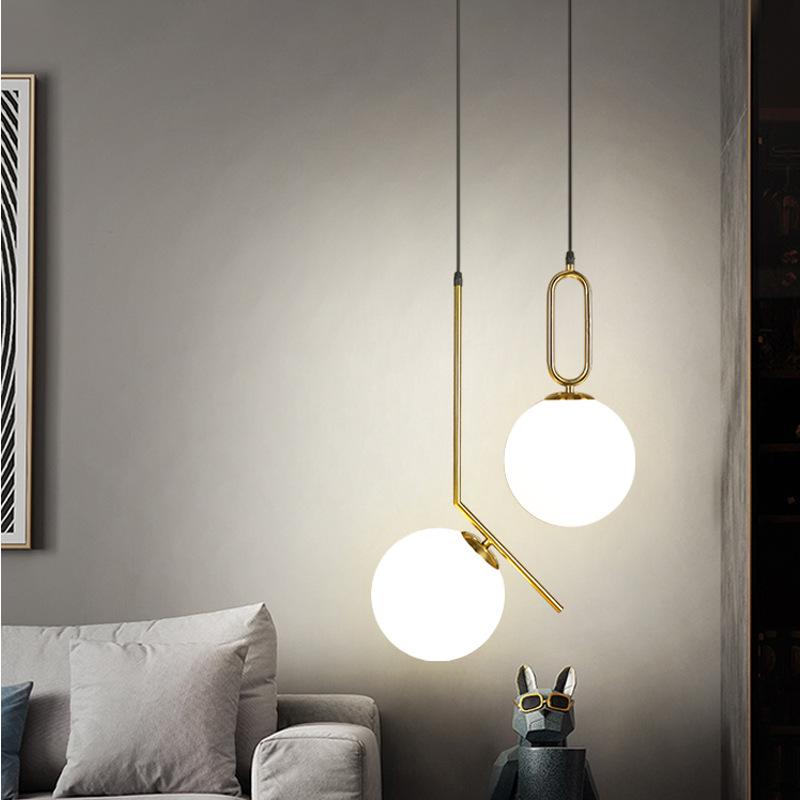 Nordic Minimalist Pendant Light for Bar Counter and Bedside - Modern LED Lighting