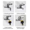 1/2" 3/4" 1 Inch Thread Quick Connector Garden Irrigation Hose Quick Coupling Plastic Watering Pipe Quick Connector Fittings
