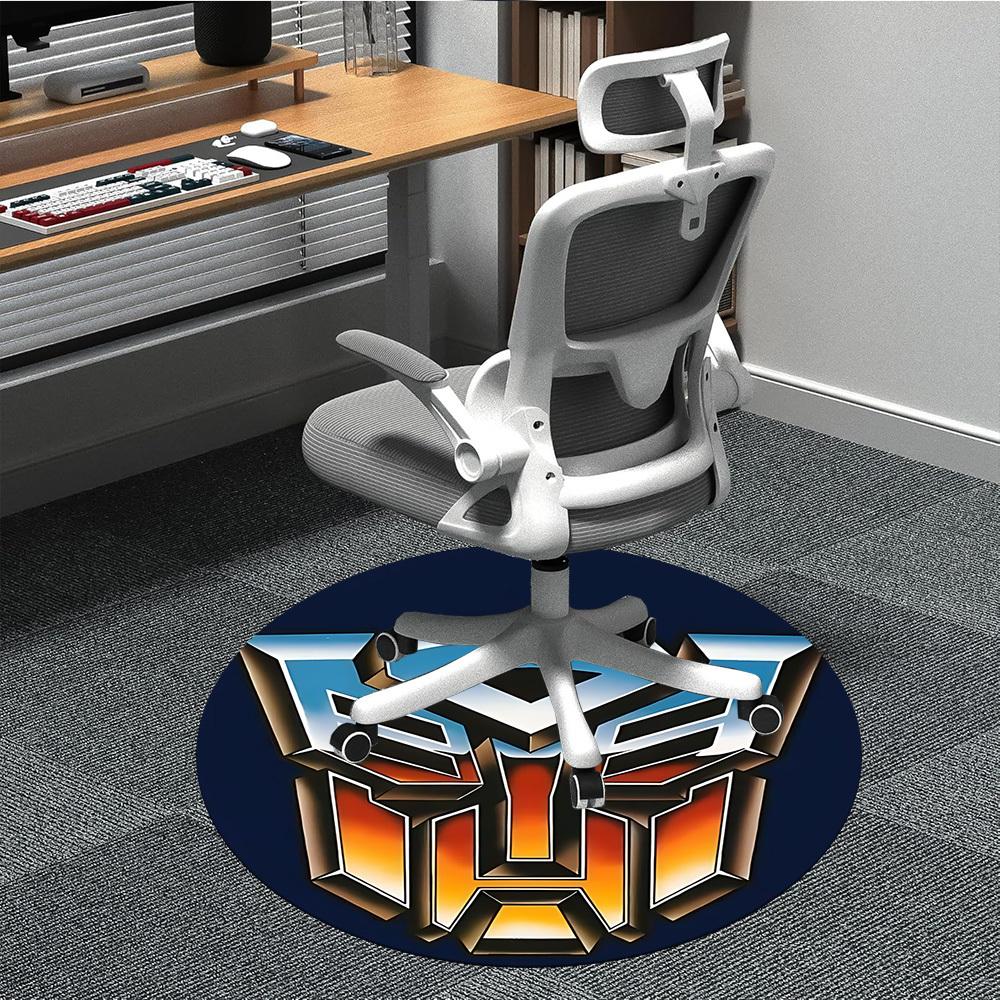 

1pc Transformers LogoChair Carpet for Office, Non-slip, Soft and Durable Office Rug, Perfect for Office yy250925283 80cm by 80cm