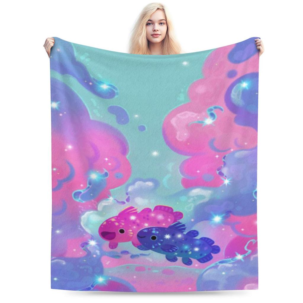 Coelacanth Personalized Warm Decorate Home An UltraSoft Micro Fleece Blanket