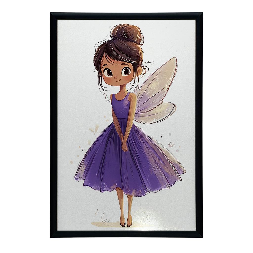 Poster Lovely Fairy Poster Lovely Fairy, 40X50 Cm, Black Aluminum Frame, 230 Gsm Matte Paper