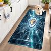 Flannel Kitchen Mat Manchester City Soft Area Rug Non Slip Floor Carpet Home Decoration