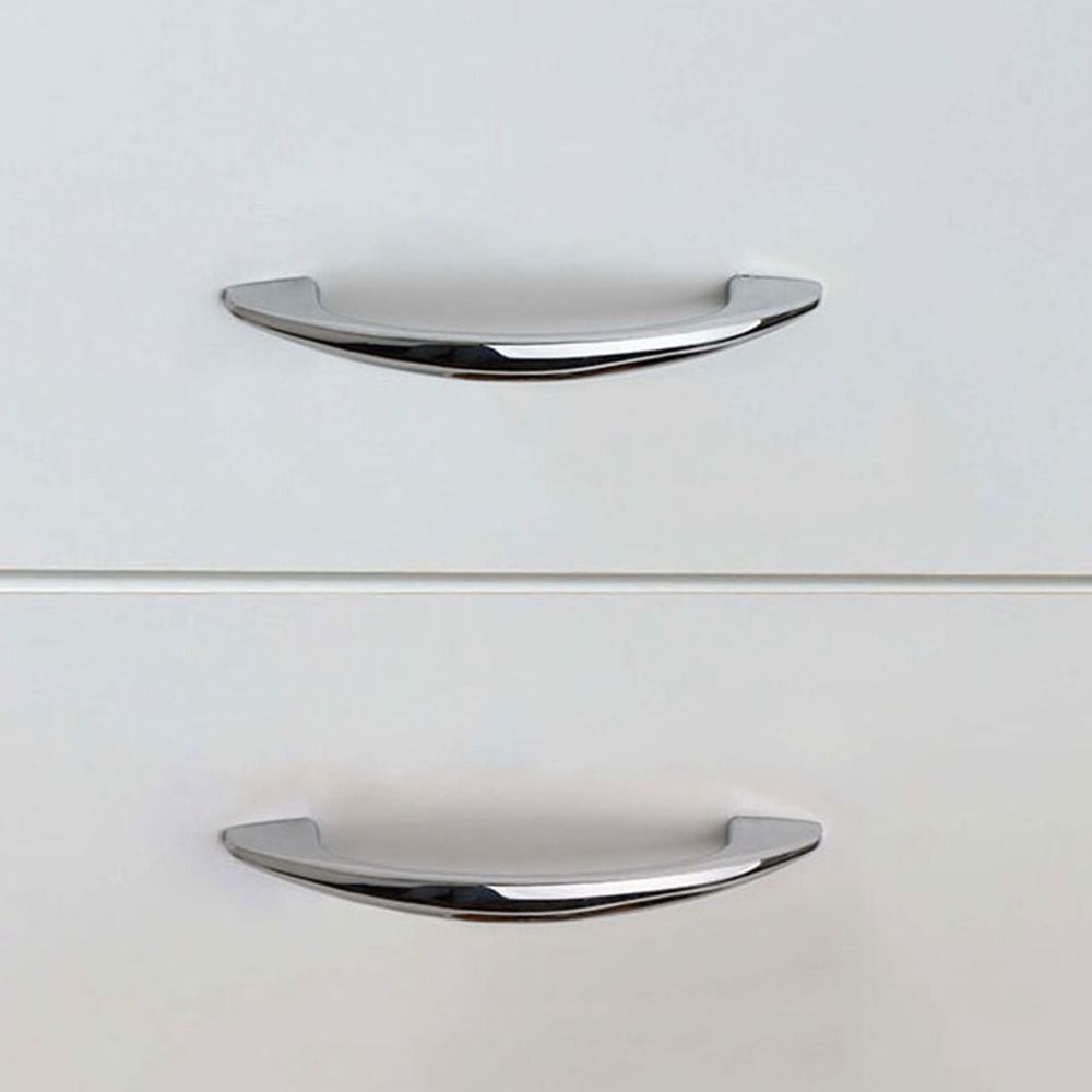 Multifunctional Bright Chrome Handles Furniture Drawer Pull Handles Furniture Handle  Wardrobe