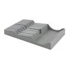 In Drawer Cutter Block Plastic 16 Slots Steak Cutter Holder Cutlery Storage Organizer with Sharpening Stone Slot for