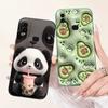 Etui Na Samsung Galaxy A10 A105F A10s A107F Miękki Płynny Silikon Tylna Klapka Na Samsung M01s SM-M017F Etui Królik Kot Panda