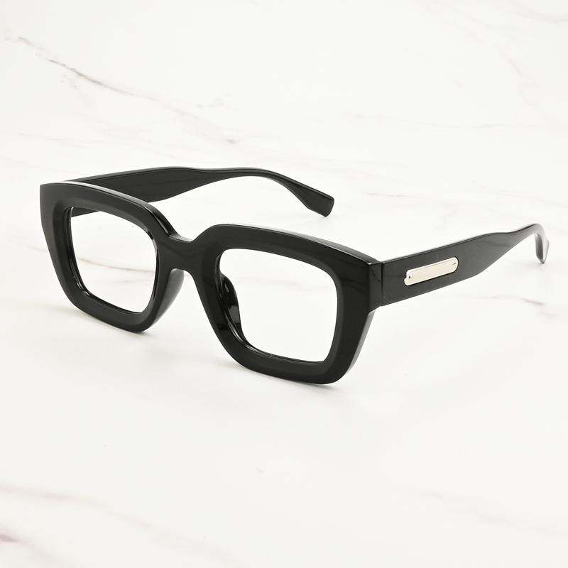 Brand Design Square Thick Frame Men Myopia Glasses Prescription Nearsight Anti Blue Light Women Short Light Optical Eyewear