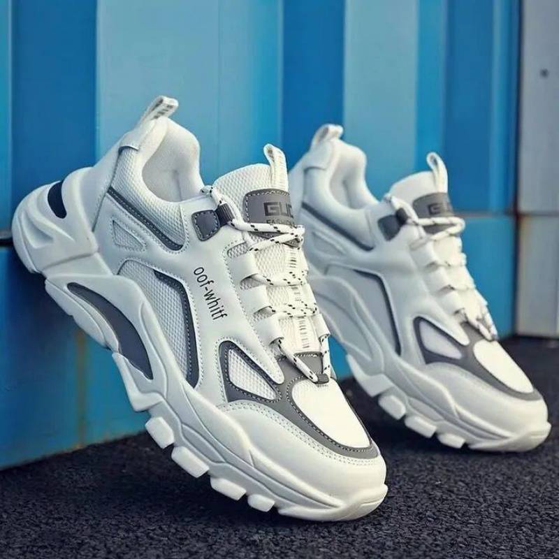 New Trendy Men'S Shoes Korean Version Breathable And Comfortable Running Sports Outdoor Casual Shoes