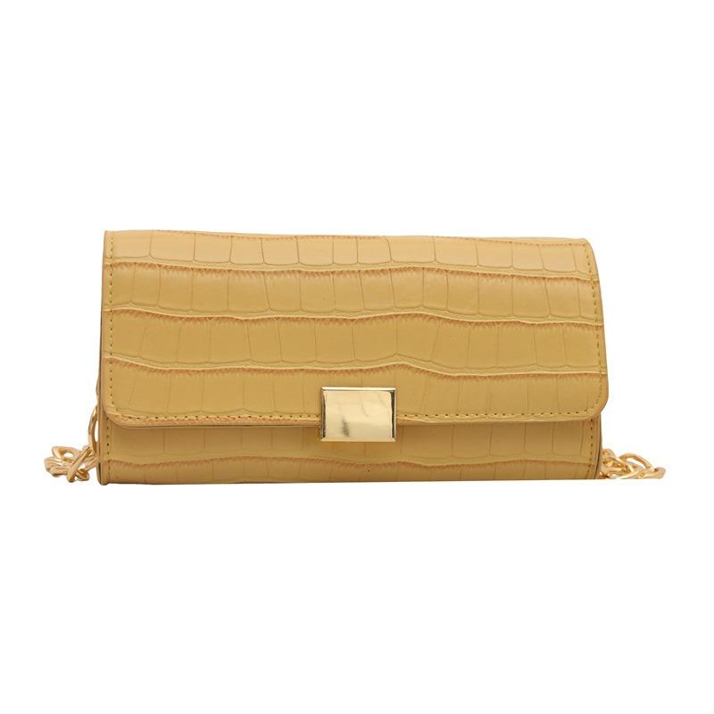 Summer New Chain Simple High-end Texture Solid Color Casual Portable Shoulder Underarm Bag Women