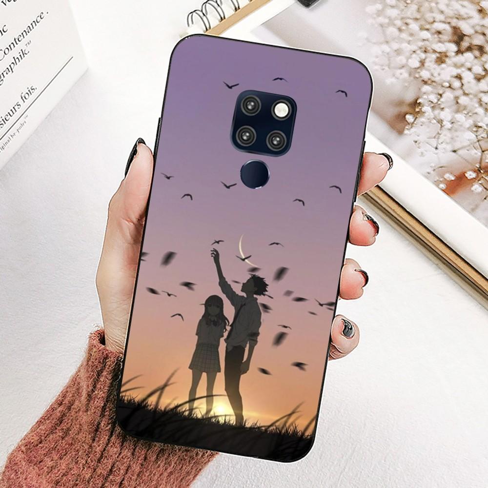 

Чехол для телефона с тихим голосом в стиле аниме для Huawei Mate 10 20 30 40 50 lite pro Nova 3 3i 5 6 SE 7 pro 7SE Huawei Mate30Pro