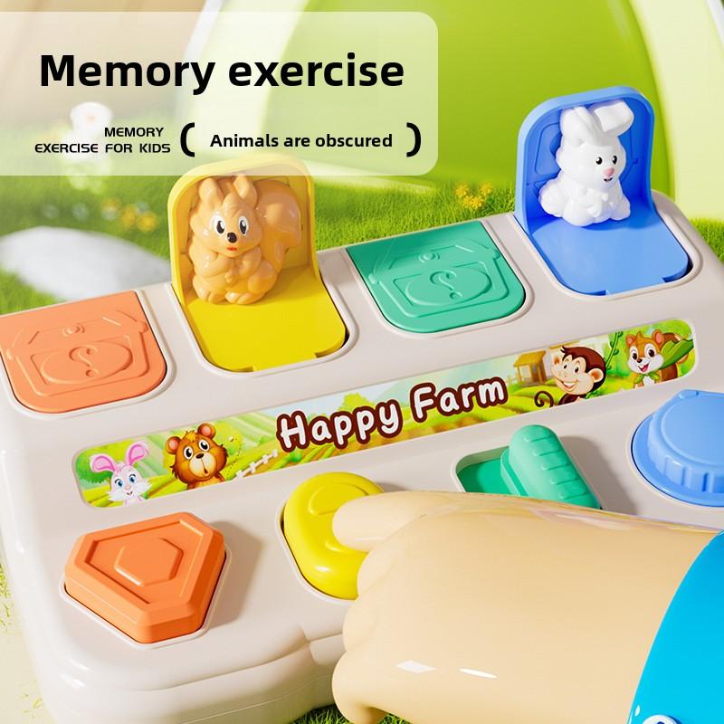 Children's Animal Switch Box Educational Toy for Cognitive and Finger Dexterity Training