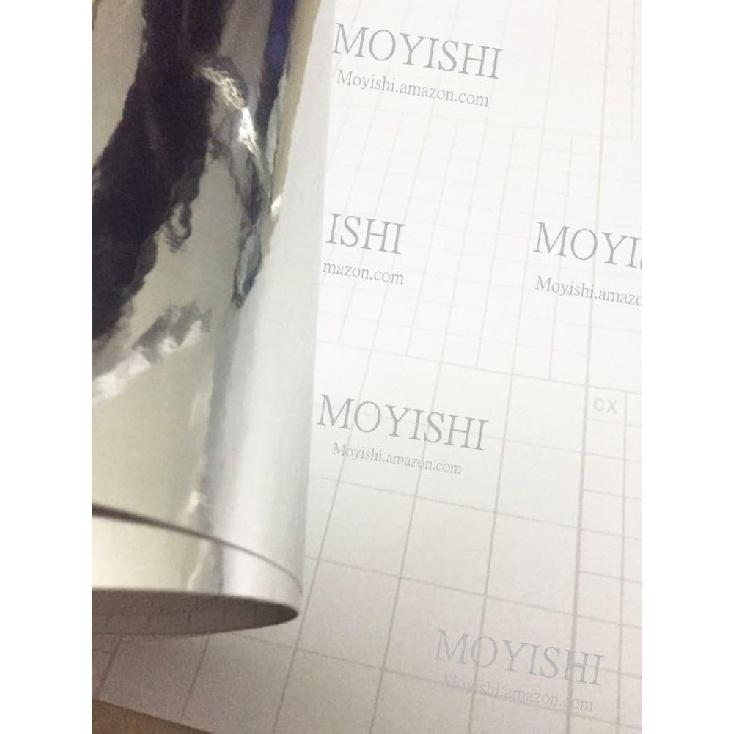 12  x78   Хромированная Серебристая Виниловая Пленка-Наклейка, Самоклеящаяся