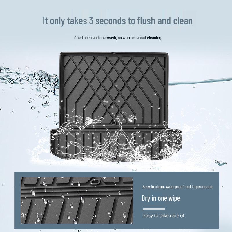 Eco-Friendly TPE Trunk Mat for 2024 Jetour Shanhai L9: All-Terrain Anti-Dirt Liner